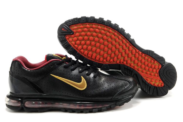 nike air max 2003  New Couples shoes Black-gold